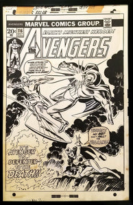 Avengers #116 John Romita 11x17 FRAMED Original Art Poster Marvel Comics Wandavision