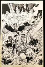 Load image into Gallery viewer, Classic X-Men #7 by Art Adams 11x17 FRAMED Original Art Poster Marvel Comics
