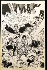 Classic X-Men #7 by Art Adams 11x17 FRAMED Original Art Poster Marvel Comics