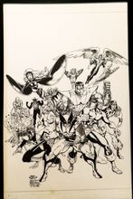 Load image into Gallery viewer, Classic X-Men #1 by Art Adams 11x17 FRAMED Original Art Poster Marvel Comics

