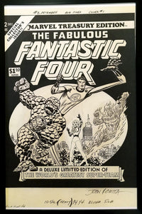 Marvel Treasury Edition #2 by John Romita 11x17 FRAMED Original Art Poster Comics