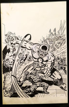Load image into Gallery viewer, Fantastic Four #132 by Jim Steranko 11x17 FRAMED Original Art Poster Marvel Comics
