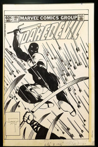 Daredevil #189 by Frank Miller 11x17 FRAMED Original Art Poster Marvel Comics