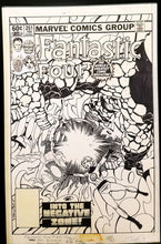 Load image into Gallery viewer, Fantastic Four #251 by John Byrne 11x17 FRAMED Original Art Poster Marvel Comics
