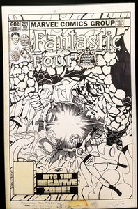 Fantastic Four #251 by John Byrne 11x17 FRAMED Original Art Poster Marvel Comics