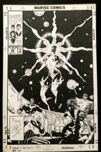 Load image into Gallery viewer, X-Men Classic #68 by Mike Mignola 11x17 FRAMED Original Art Poster Marvel Comics
