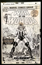 Load image into Gallery viewer, Amazing Adventures #18 Killraven John Romita 11x17 FRAMED Original Art Poster Marvel Comics
