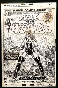 Amazing Adventures #18 Killraven John Romita 11x17 FRAMED Original Art Poster Marvel Comics