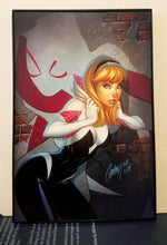 Load image into Gallery viewer, Spider-Gwen Spider-Verse by J. Scott Campbell 8x12 FRAMED Marvel Art Piece
