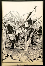Load image into Gallery viewer, Spawn #8 Todd McFarlane 11x17 FRAMED Original Art Poster Image Comics
