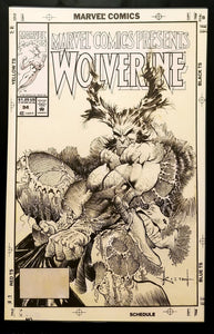 Marvel Comics Presents Wolverine #94 Sam Kieth 11x17 FRAMED Original Art Poster