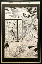 Load image into Gallery viewer, Spawn #9 w/Angela pg. 20 Todd McFarlane 11x17 FRAMED Original Art Poster Image Comics
