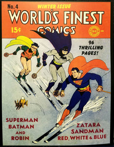 World's Finest Comics #4 by Fred Ray 11x14 FRAMED Art Print, Vintage 1941 DC Comics