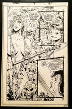 Load image into Gallery viewer, Spawn #8 pg. 6 Todd McFarlane 11x17 FRAMED Original Art Poster Image Comics
