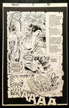 Load image into Gallery viewer, Spawn #9 w/Angela pg. 8 Todd McFarlane 11x17 FRAMED Original Art Poster Image Comics
