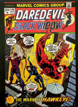 Load image into Gallery viewer, Daredevil #99 w/ Black Widow by 11x14 FRAMED Art Print, Vintage Marvel Comics
