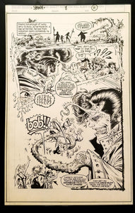 Spawn #8 pg. 11 Todd McFarlane 11x17 FRAMED Original Art Poster Image Comics
