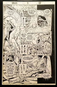 Spawn #8 pg. 18 Todd McFarlane 11x17 FRAMED Original Art Poster Image Comics