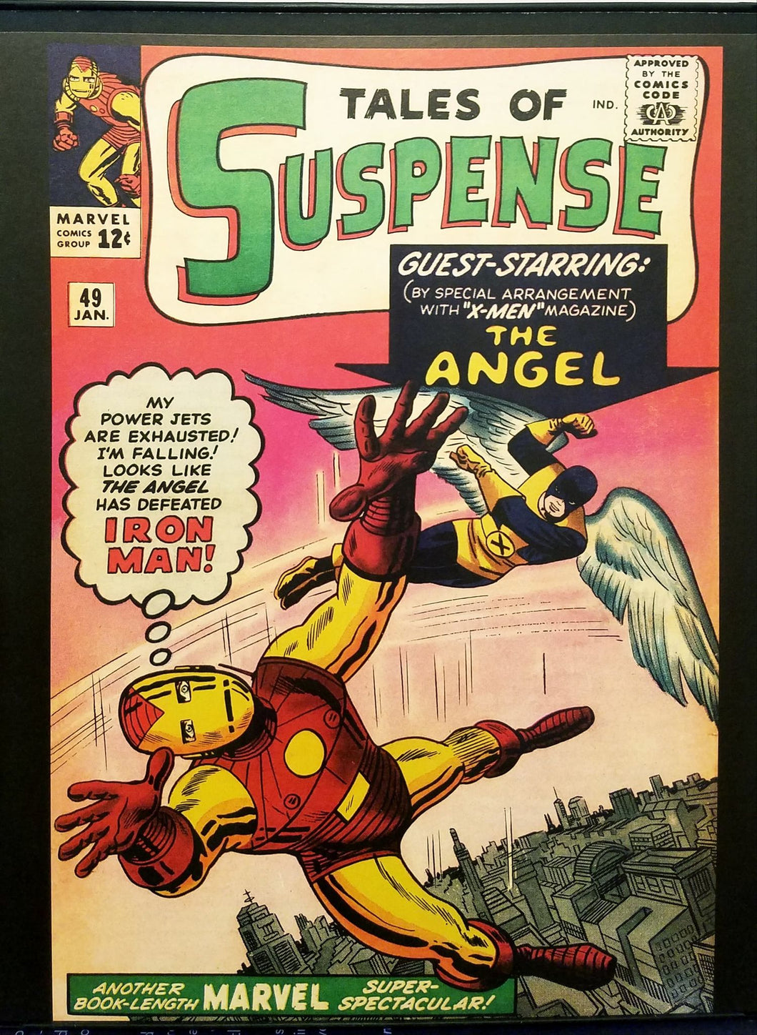 Tales of Suspense #49 w/ Iron Man 11x14 FRAMED Art Print, Vintage Marvel Comics