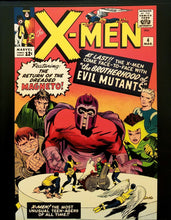 Load image into Gallery viewer, X-Men #4 by Jack Kirby 11x14 FRAMED Art Print, Vintage 1964 Marvel Comics

