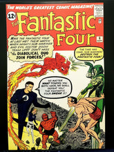 Load image into Gallery viewer, Fantastic Four #6 by Jack Kirby 11x14 FRAMED Art Print, Vintage Marvel Comics
