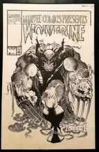 Load image into Gallery viewer, Marvel Comics Presents Wolverine #92 Sam Kieth 11x17 FRAMED Original Art Poster
