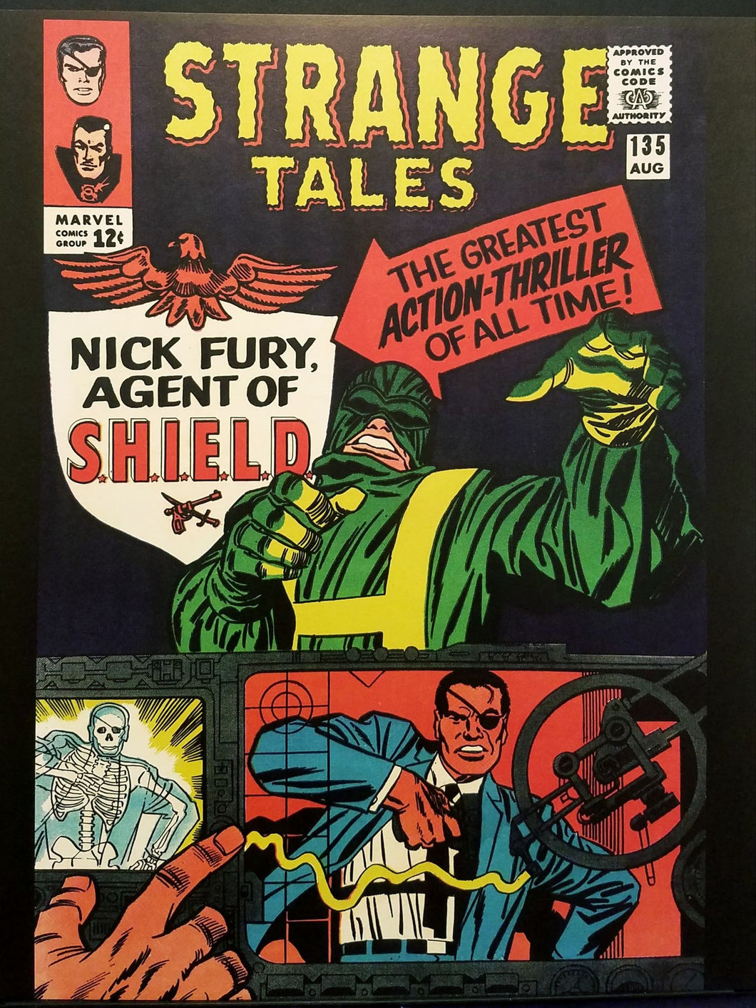 Strange Tales #135 by Jack Kirby 11x14 FRAMED Art Print, Vintage 1965 Marvel Comics