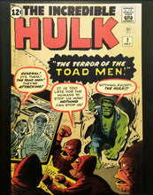 Load image into Gallery viewer, Incredible Hulk #2 by Jack Kirby 11x14 FRAMED Art Print, Vintage 1962 Marvel Comics

