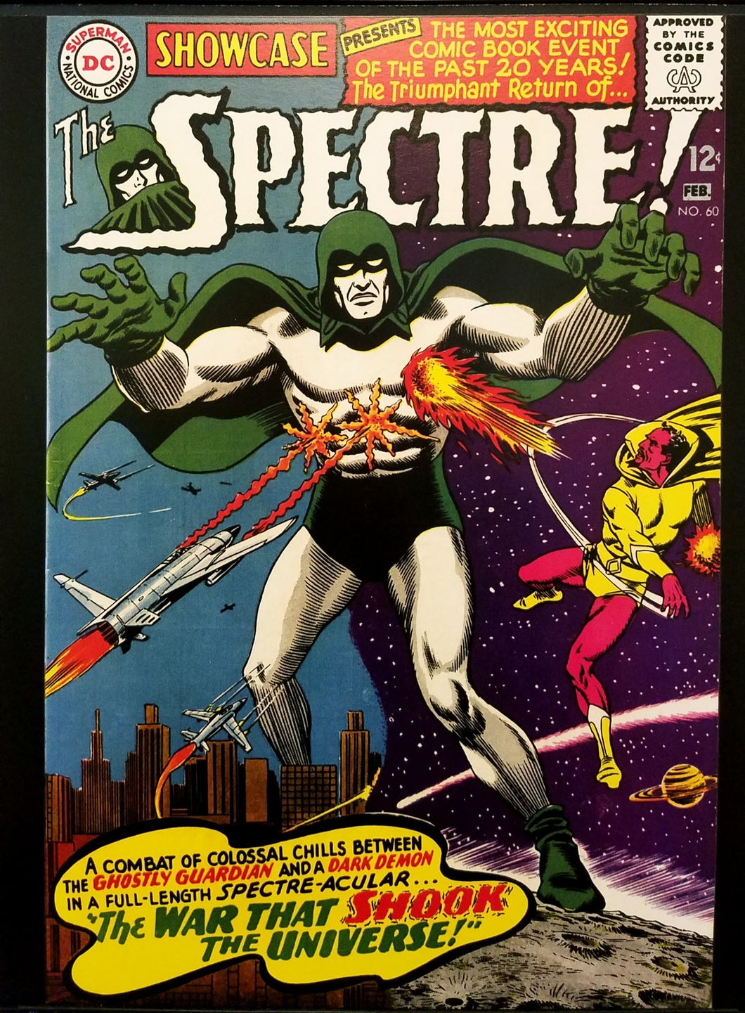Showcase #60 w/ Spectre11x14 FRAMED Art Print, Vintage 1966 DC Comics