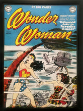 Load image into Gallery viewer, Wonder Woman #40 9x12 FRAMED Art Print, Vintage 1950 DC Comics
