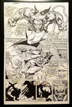 Load image into Gallery viewer, X-Men #272 pg. 13 Wolverine Jim Lee 11x17 FRAMED Original Art Poster Marvel Comics
