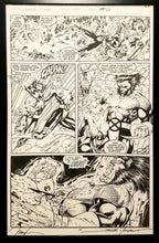 Load image into Gallery viewer, X-Men #277 pg. 22 Wolverine Jim Lee 11x17 FRAMED Original Art Poster Marvel Comics
