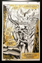 Load image into Gallery viewer, X-Men #274 pg. 30 Deathbird Jim Lee 11x17 FRAMED Original Art Poster Marvel Comics
