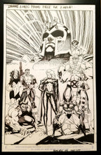 Load image into Gallery viewer, X-Men #1 Storm Wolverine Jim Lee 11x17 FRAMED Original Art Poster Marvel Comics
