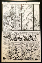 Load image into Gallery viewer, X-Men #2 pg. 6 Rogue Jim Lee 11x17 FRAMED Original Art Poster Marvel Comics

