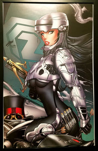 Robocop Cosplay by Paul Green 11x17 FRAMED Art Print, Zenescope Comics