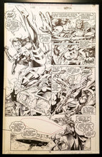 Load image into Gallery viewer, X-Men #1 pg. 34 Psylocke Jim Lee 11x17 FRAMED Original Art Poster Marvel Comics
