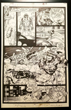 Load image into Gallery viewer, X-Men #268 pg. 19 Wolverine Jim Lee 11x17 FRAMED Original Art Poster Marvel Comics
