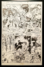 Load image into Gallery viewer, X-Men #276 pg. 9 Gambit Jim Lee 11x17 FRAMED Original Art Poster Marvel Comics
