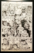 Load image into Gallery viewer, X-Men #275 pg. 18 Storm Jim Lee 11x17 FRAMED Original Art Poster Marvel Comics
