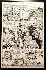 X-Men #275 pg. 18 Storm Jim Lee 11x17 FRAMED Original Art Poster Marvel Comics