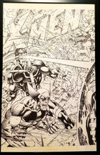Load image into Gallery viewer, X-Men #1 Cyclops Wolverine Jim Lee 11x17 FRAMED Original Art Poster Marvel Comics
