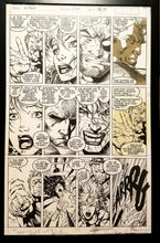 Load image into Gallery viewer, X-Men #275 pg. 39 Rogue Jim Lee 11x17 FRAMED Original Art Poster Marvel Comics
