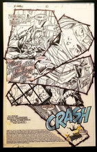Load image into Gallery viewer, X-Men #10 pg. 1 Longshot Jim Lee 11x17 FRAMED Original Art Poster Marvel Comics
