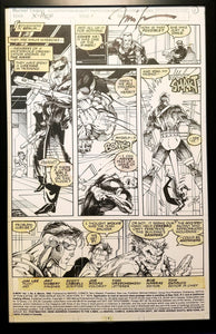 X-Men #6 pg. 1 Beast Jim Lee 11x17 FRAMED Original Art Poster Marvel Comics