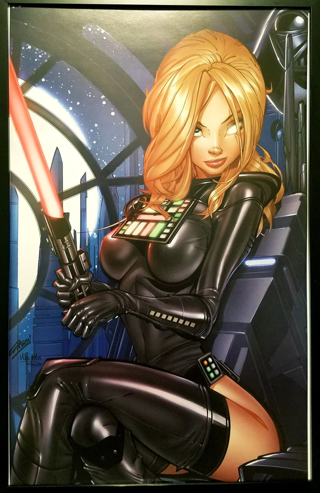 Star Wars Darth Vader Cosplay by Paul Green 11x17 FRAMED Art Print, Zenescope Comics
