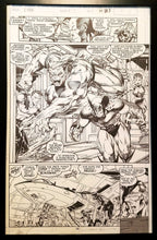 Load image into Gallery viewer, X-Men #1 pg. 29 Beast Jim Lee 11x17 FRAMED Original Art Poster Marvel Comics
