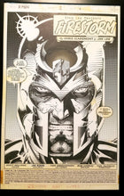 Load image into Gallery viewer, X-Men #2 pg. 1 Magneto Jim Lee 11x17 FRAMED Original Art Poster Marvel Comics
