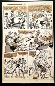 Captain America #265 pg. 22 Mike Zeck 11x17 FRAMED Original Art Poster Marvel Comics