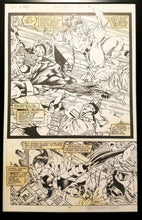 Load image into Gallery viewer, Uncanny X-Men #271 pg. 4 Psylocke Jim Lee 11x17 FRAMED Original Art Poster Marvel Comics
